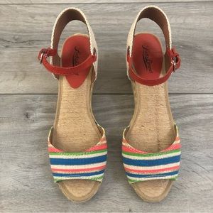 Lucky Brand Wedge Espadrille Sandals Size10